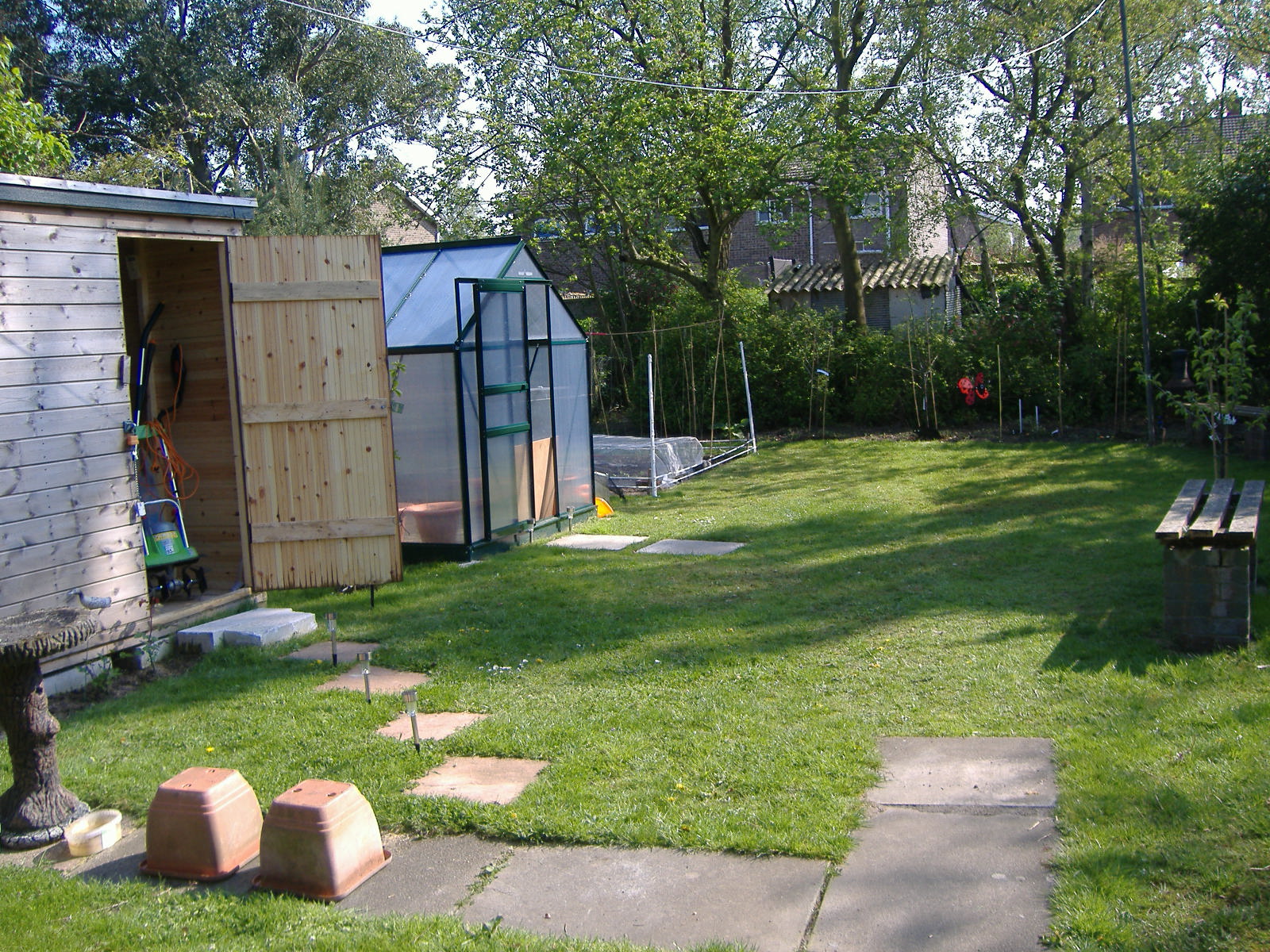 I have had some of the trees cut down as to much shade on my veg patch,this is before,dont yet have an after.